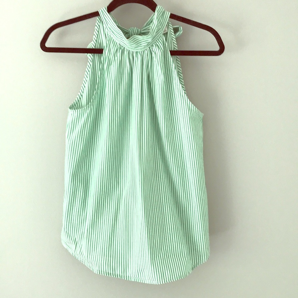 J Crew tie back top